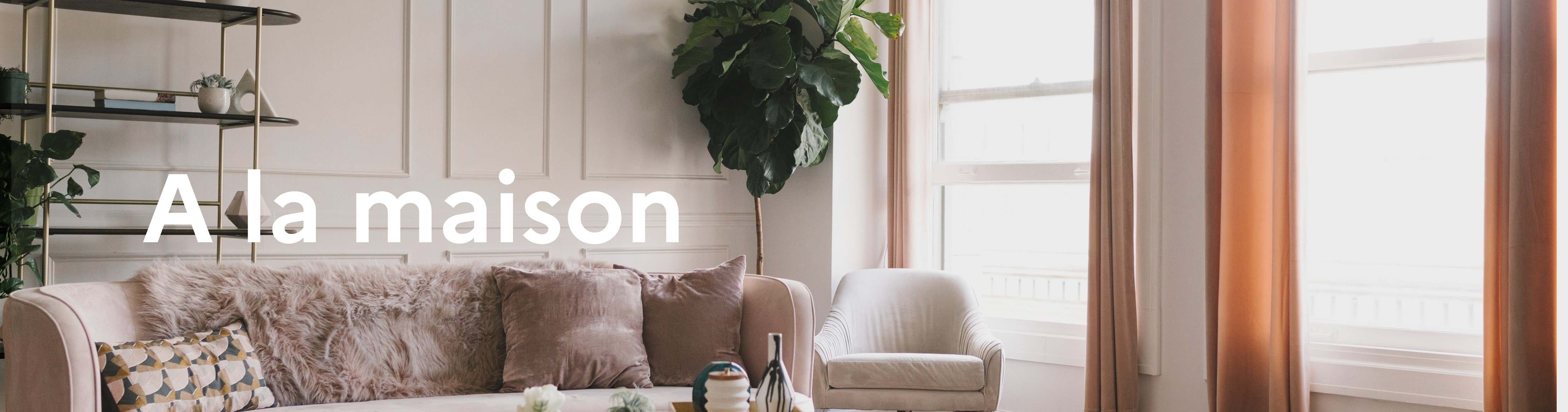 Bannière thématique à la maison