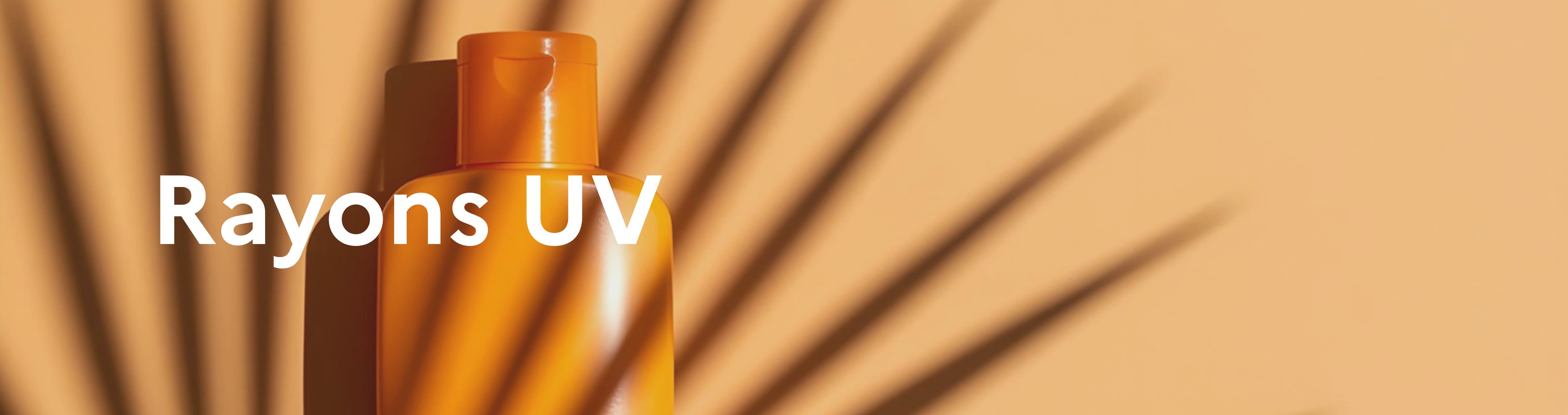 Bannière thématique rayons UV