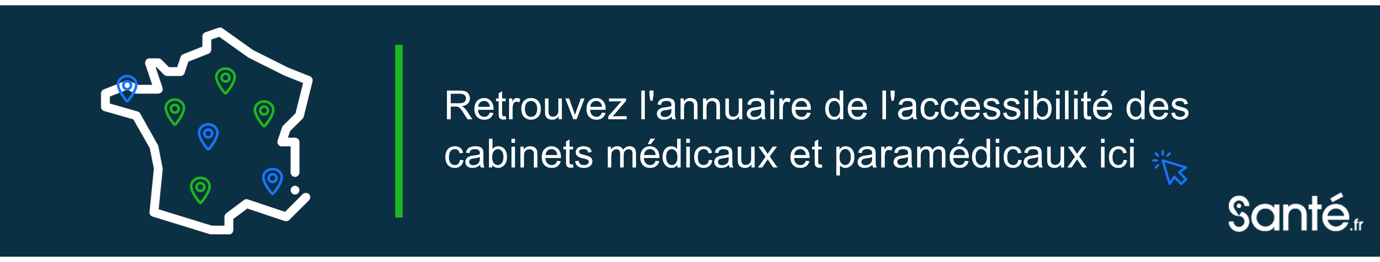Lien vers l'annuaire de l'accessibilité des cabinets médicaux et paramédicaux