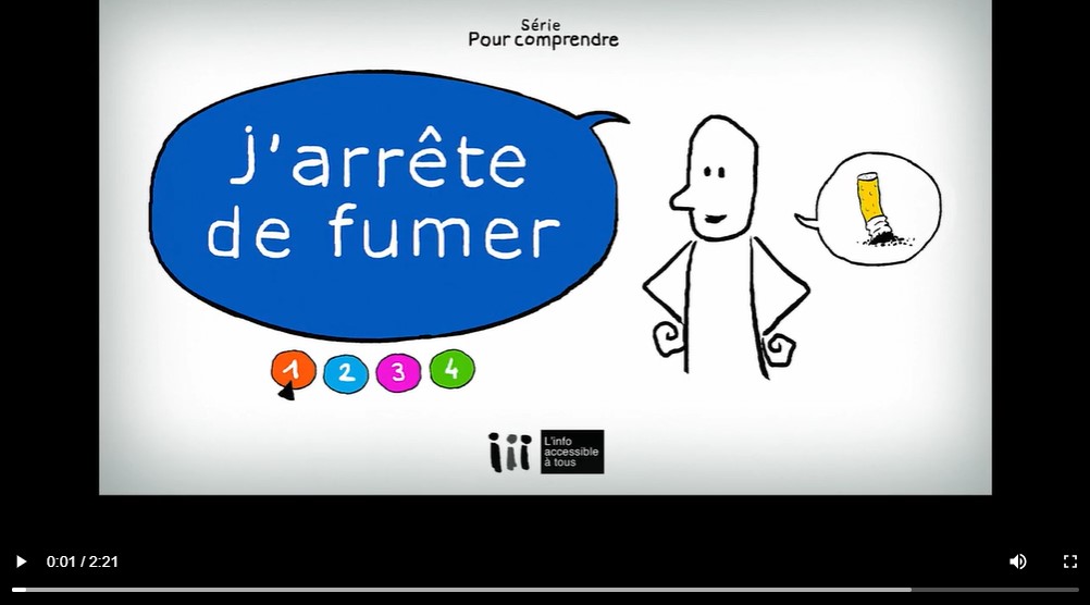 Regarder la vidéo j'arrête de fumer