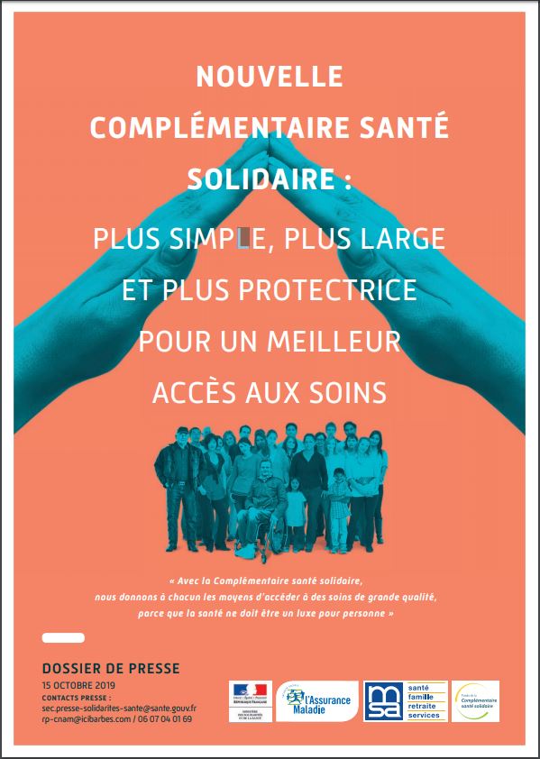 La complémentaire santé solidaire entre en vigueur ce 1er novembre 2019 ...